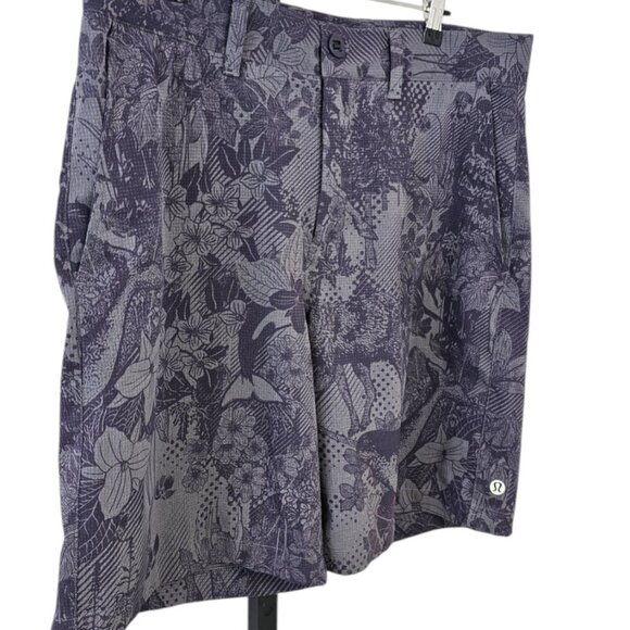 Lululemon Mens Team Canada Woven Air 9" Unlined Shorts, Tapestry Pride Purple,33 - Picture 9 of 9